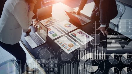 Feature image for a financial institutions guide to ESG reporting