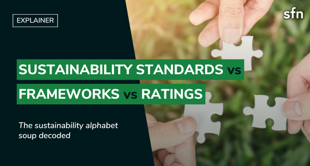 standards frameworks ratings