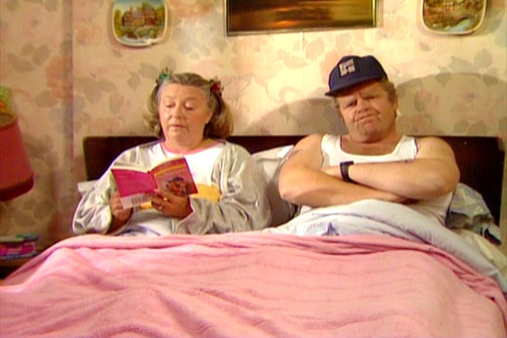 Illustrative image from British sitcom 'Keeping Up Appearances' for article on companies favouring their own environmental measures that place them in a better light.