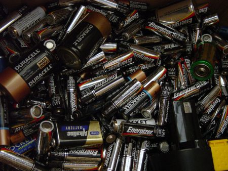 Illustration of batteries for article on Logitech's sustainable industry prize winners.